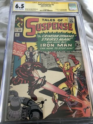 Tales Of Suspense 52 Cgc Ss 6.  5 Signed By Stan Lee.  First Black Widow.  Movie