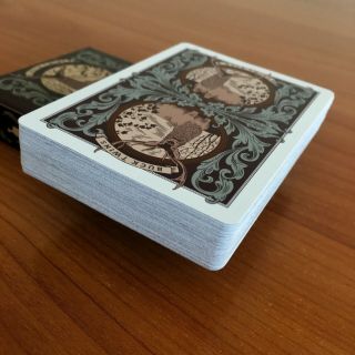 Antler Limited Ed.  Playing Card Deck - (future Fontaine,  Smoke & Mirrors,  Logo)