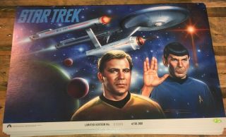 Star Trek Poster Vintage 1992 Limited Edition 
