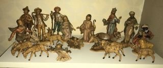 Vintage Nativity Set Italy Beautifull