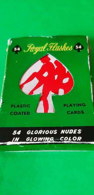 Vintage Royal Flushes 54 Glorious Nude Cards In Glowing Color