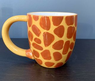 World Market Giraffe Surprise Inside 3d Coffee Mug Cup Tea Ceramic Animal