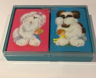 Vintage Hallmark Double Deck Playing Cards Pets N 