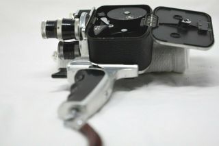 Vintage 8mm Bolex Paillard B8 And D8l Movie Cameras W/original Leather Case - Nr