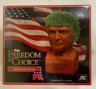 President Donald Trump Chia Planter - Freedom Of Choice Chia Pet Head