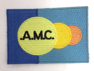 Space:1999 Tv Series A.  M.  C.  Logo 3 " Wide Uniform Patch - Usa Mailed (sppa - 1907)