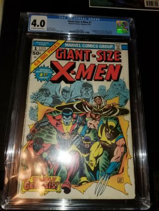 Cgc 4.  0 Giant - Size X - Men 1 (july 1975,  Marvel)