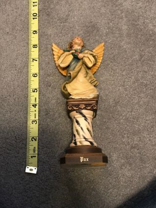 Anri Italy Hand Carved Heavenly Angels Pax Figure Statue 8” /250 First Edition