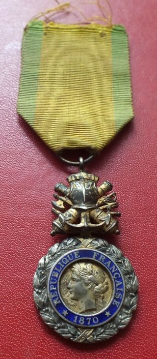 France French Silver Military Medal Order Badge