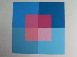 Josef Albers Silkscreen Folder XIV - 1 Left Interaction of Color 1963 3