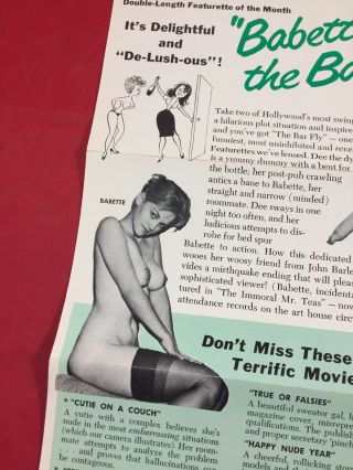 Vtg 1950’s Mail Order Stag Smut Adult Film Slides/photos Risqué Nude Pinups 8 3
