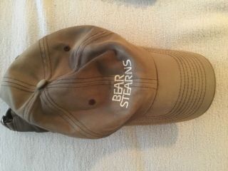 Bear Stearns Hat Baseball Cap Adjustable Authentic