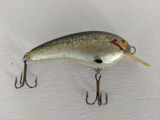 Vintage Fred C Young Big O Lure Hand Carved " Mr Fred " Color Unfished
