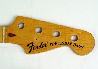 1973 Fender Precision Bass Maple Neck Vintage American Usa 1974 1972 1975