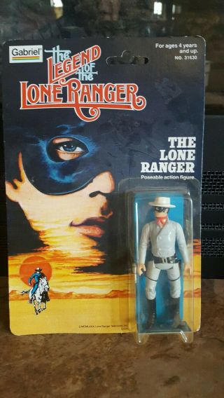 Lone Ranger Figure,  Never Removed From Package.