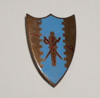 4th Cavalry Regiment Di Dui Unit Crest Wwii Us Army Pin M3842