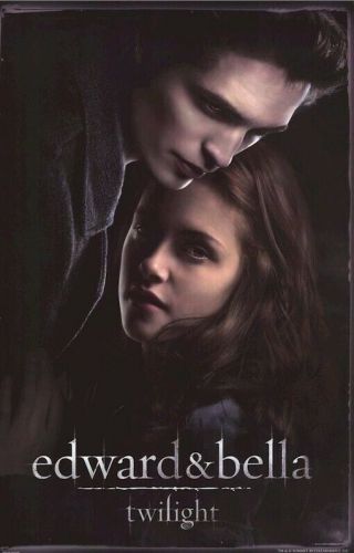 Twilight Couple 24x36 Movie Poster Robert Pattinson Kristen Stewart New/rolled