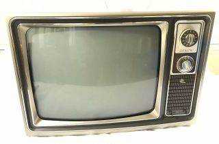 Vintage Nos 1980 Zenith Television Tv 19 " Black & White Crt M990w Museum Grade