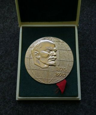 Ussr Table Medal 100th Years Of The Birth Vladimir Lenin 1870 - 1970