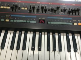 Vintage Roland Juno - 106 Polyphonic Synthesizer Keyboard 3