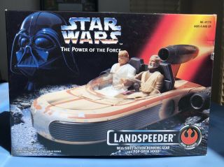 Star Wars Power Of The Force Landspeeder 1995 Pop Open Hood Kenner