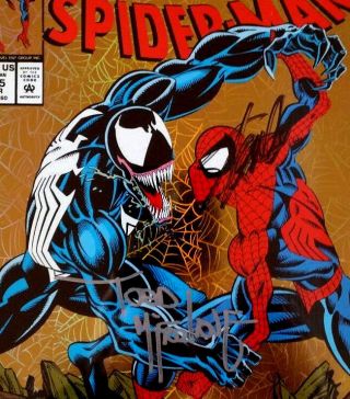 Wow Rare Spider - Man 375 Ss X2 Stan Lee Signed Cgc 9.  8 Spidey Vs.  Venom