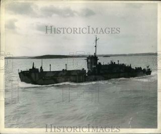1943 Press Photo U.  S.  Navy Landing Craft: Infantry (large) At Sea - Nemo18662