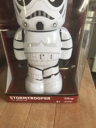 Star Wars Stormtrooper Storm Trooper 7 1/2 - Inch Wind - Up Tin Toy 2