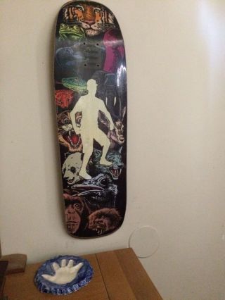 Vintage Mike Vallely Slick O Rama Skateboard World Industries Old Marc Mcgee