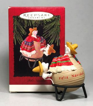 1996 Hallmark Christmas Ornament Feliz Navidad Qx6304