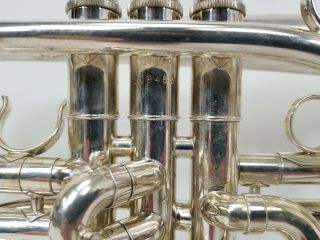 Vintage Getzen Eterna Trumpet Serial EC9483 Getzen 7C Mouthpiece with Case 3