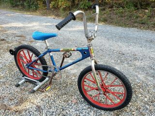 Vintage Mongoose Motomag Bmx Bike Lester Ashtabula Double Clamp Survivor