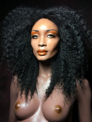 ROOTSTEIN Mannequin Female African American Black Full Realistic Ethnic Dawn Vtg 3