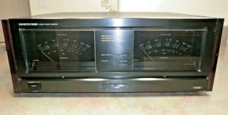 Vintage Onkyo Integra M - 504 Stereo Power Amplifier Great 165wpc