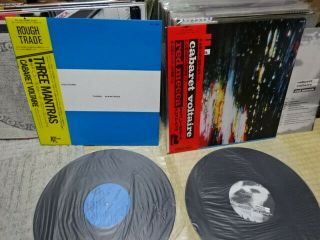 Cabaret Voltaire ‎/ Three Mantras & Red Mecca,  Japan Rough Trade Lp X 2,  Low