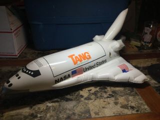 Vintage Inflatable Nasa Space Shuttle Tang Instant Breakfast Drink Advertising