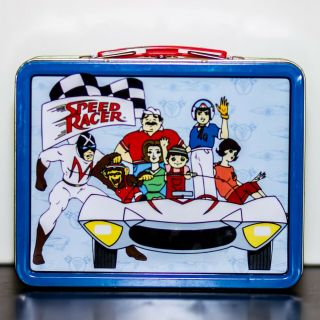Speed Racer Mini Metal Lunch Box Tin Vintage Collectible