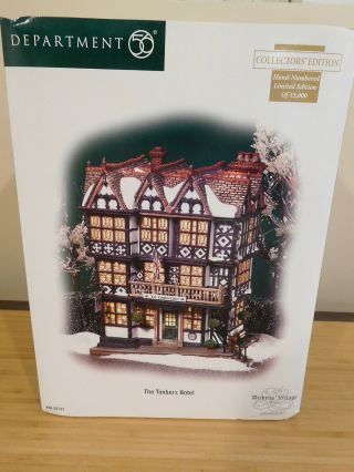 Dept 56 Dickens Village - The Timbers Hotel - Mib