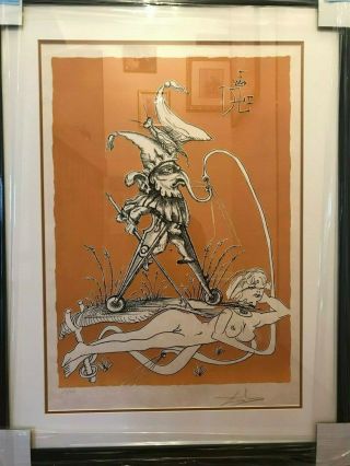 Dali Hand Signed Limited Edition Lithograph Pantagruel (authenticated)