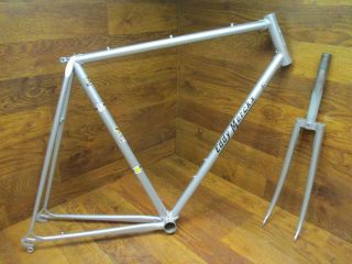 Vintage Eddy Merckx Lugged Columbus Steel Road Bike Frame Set 57x57 Cm