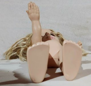 Vintage Little Miss No Name Toy 1965 Hasbro Creepy Begger Doll cracked torso GUC 3