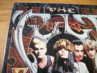 THE CULT LP Electric USA Autographed by all 4 Members 1987 signed in person 2