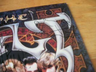 THE CULT LP Electric USA Autographed by all 4 Members 1987 signed in person 3