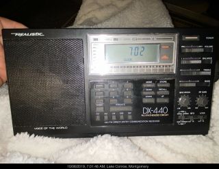 Vintage Realistic Dx - 440 Am Fm Mw Lw Ssb World Receiver Shortwave Radio Boombox