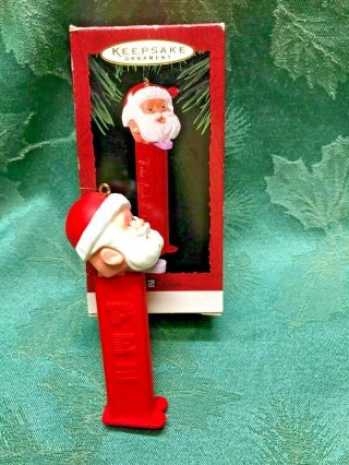 Hallmark Keepsake Christmas Ornament Santa Claus " Pez Candy Dispenser "