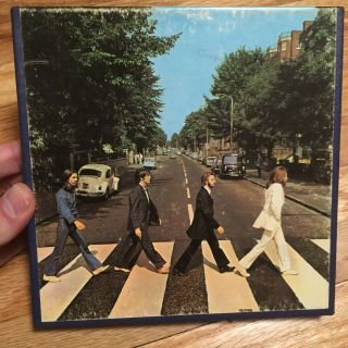 The Beatles L383 Abbey Road Reel - to - Reel Tape w/original vintage box 3