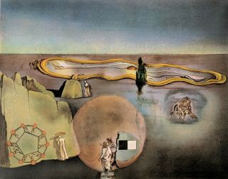 Authentic Salvador Dali Lithograph: Signed: Essential Time: 200/300