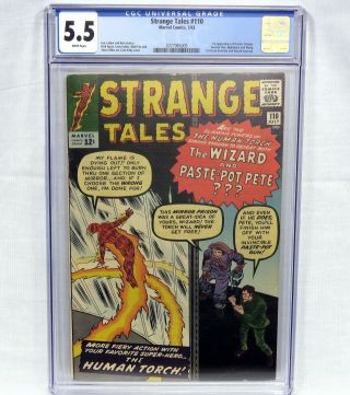 Marvel Comics Strange Tales 110 Cgc 5.  5 1st Appearance Doctor Strange Lee 1963