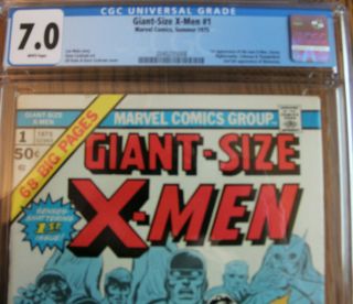 Giant - Size X - Men 1 ([july] 1975,  Marvel) White Pages One Owner,  2040255008 7.  0