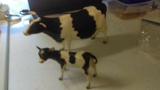 Breyer Classic Holstein Cow And Calf Set